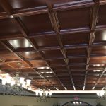 suspended wood ceiling