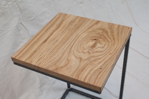 reclaimed oak end table natural OSMO oil
