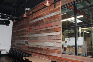Schlafly reclaimed wood